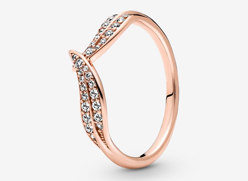 ANILLO HOJAS BRILLANTES