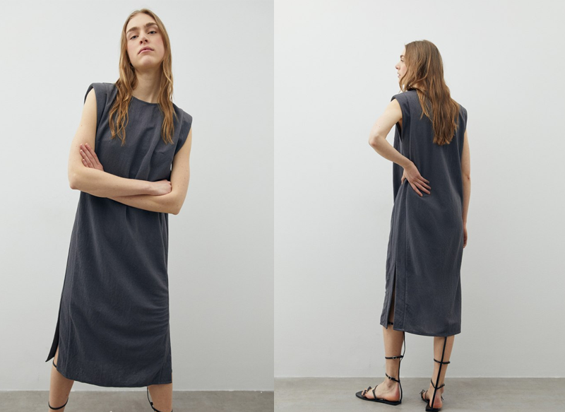 VESTIDO HOMBRERAS MIDI