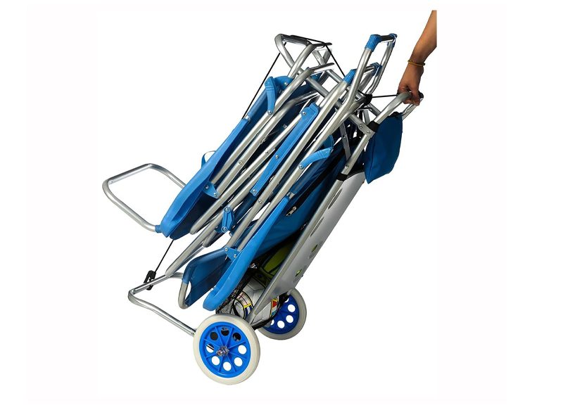 CARRITO DE PLAYA EN ALUMINIO DE ALCAMPO