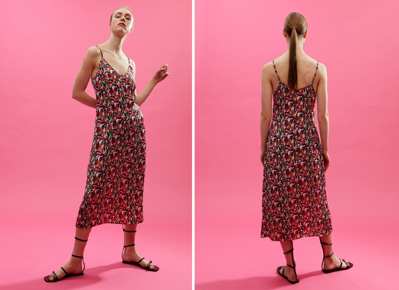 VESTIDO TIRANTES ESTAMPADO DE SFERA
