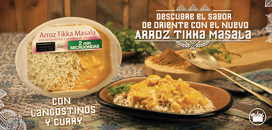 arroz tikka masala
