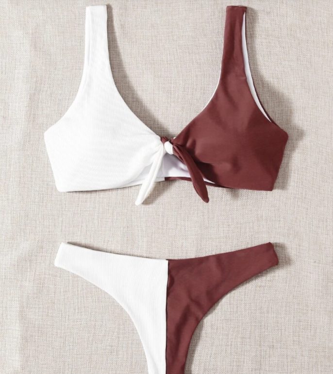 bikini bicolor