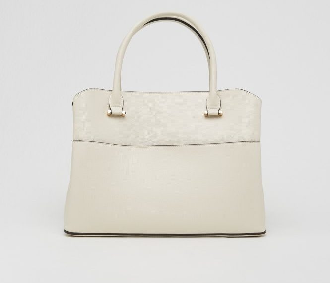 bolso rigido blanco