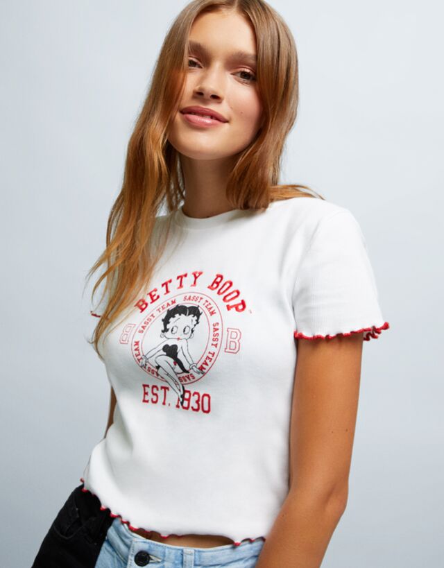 camiseta betty boop bershka