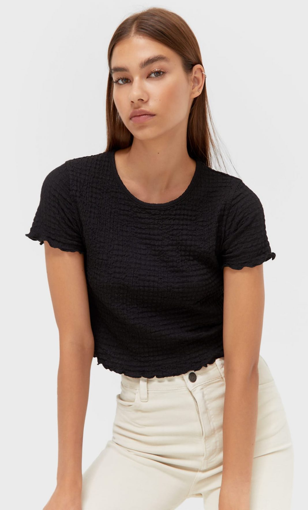 camiseta gofrada