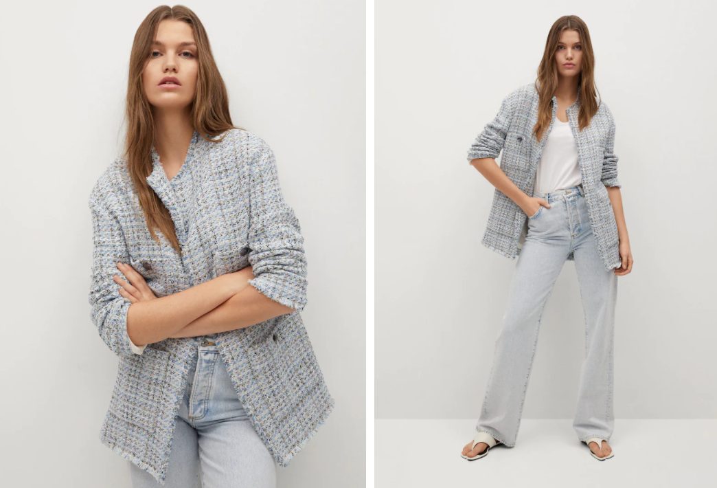 chaqueta tweed
