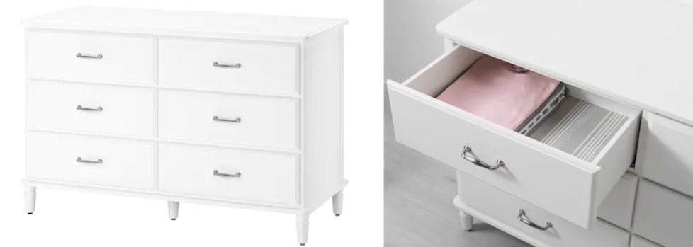 comoda blanca ikea