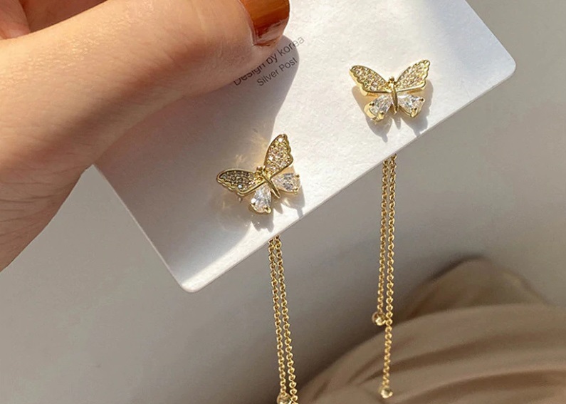 pendientes mariposa