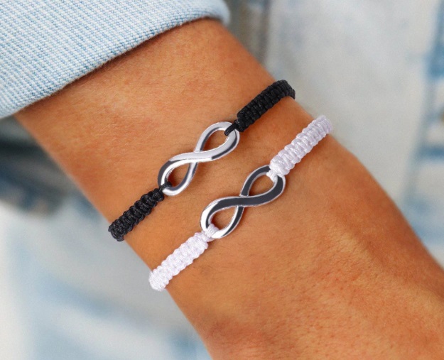 pulseras trenzadas de infinito