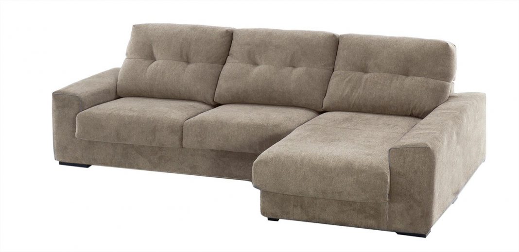 sofa tapizado chaise longue el corte ingles