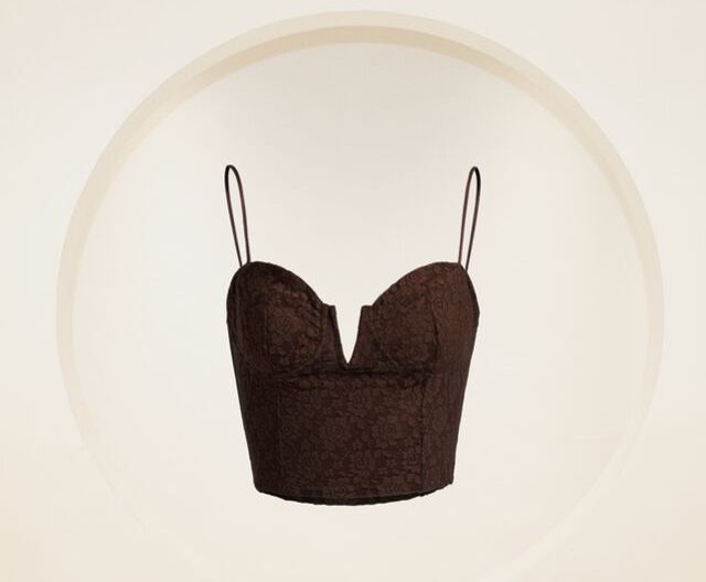 top bustier bershka