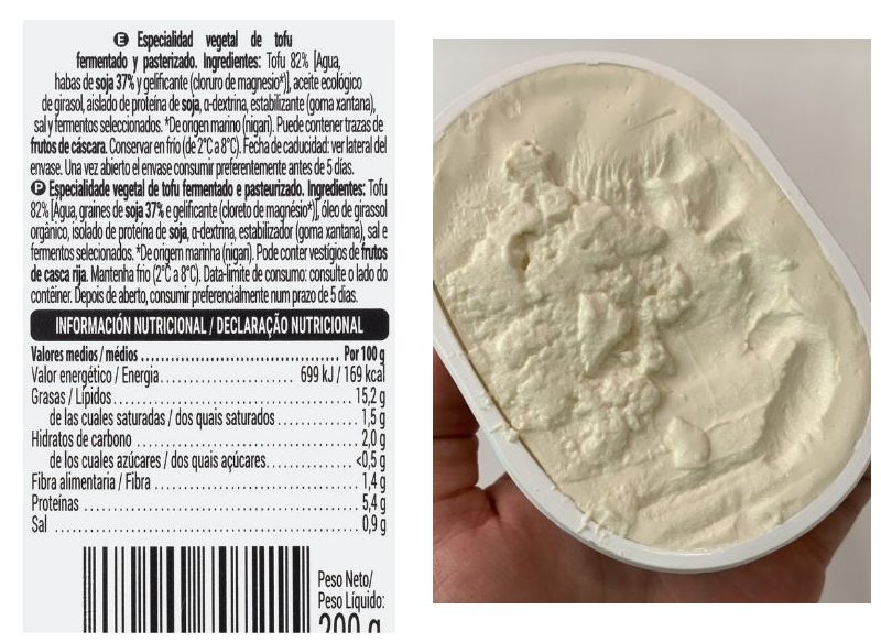 CREMA DE TOFU HACENDADO, UN PRODUCTO SALUDABLE