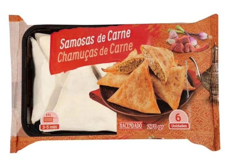 SAMOSAS DE CARNE HACENDADO