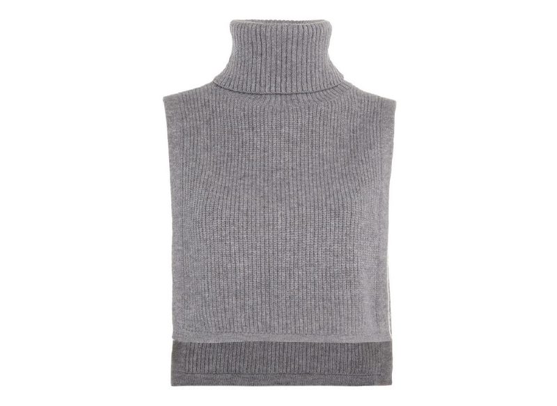 PERCHERA GRIS DE CUELLO VUELTO DE PRIMARK