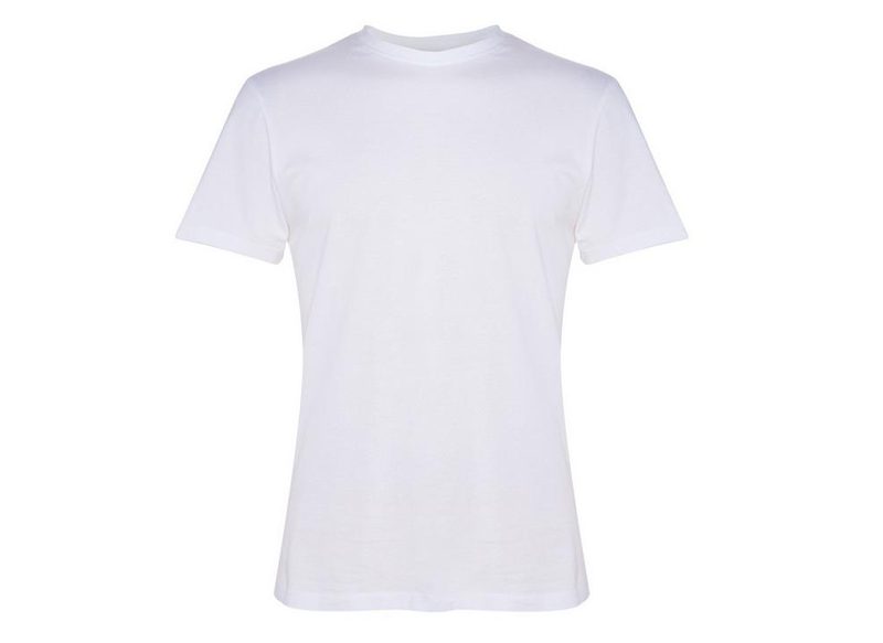 CAMISETA BLANCA CON CUELLO REDONDO