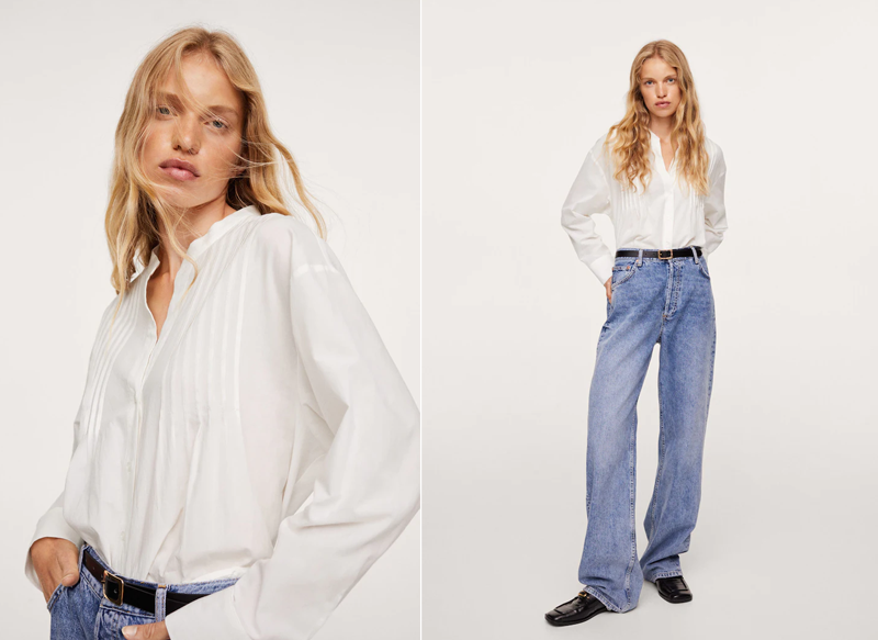 BLUSA 100% ALGODÓN DE MANGO