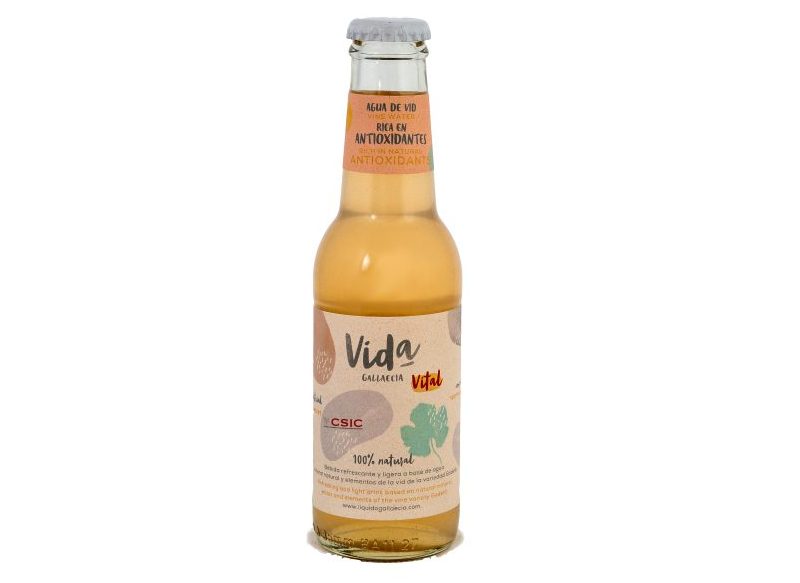 VIDA GALLAECIA VITAL BLANCO, AGUA CON SABOR A VINO MUY POPULAR