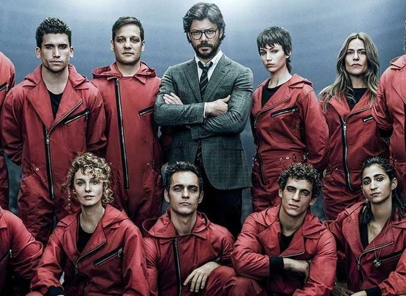 LOS PROTAGONISTAS DE LA CASA DE PAPEL, POR DEBAJO DE OTRAS SERIES DE ÉXITO