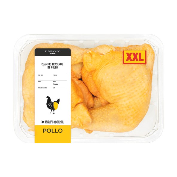 Cuartos traseros de pollo