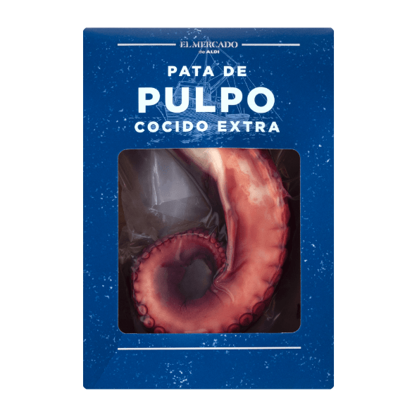 Pata de pulpo cocida