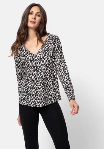 blusa manga larga carrefour