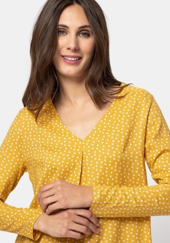 blusa mostaza carrefour