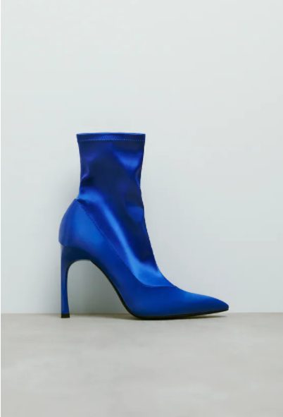 botin azul zara