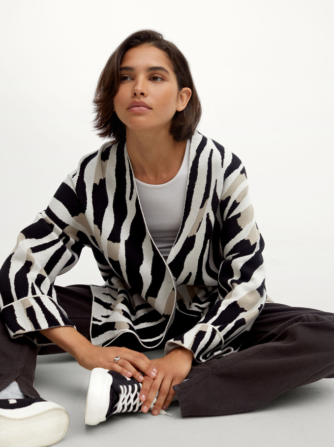 chaqueta animal print