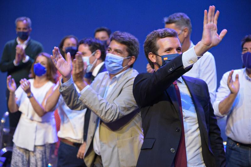 Mazón espera que la Convención Nacional aúpe a Casado como el 