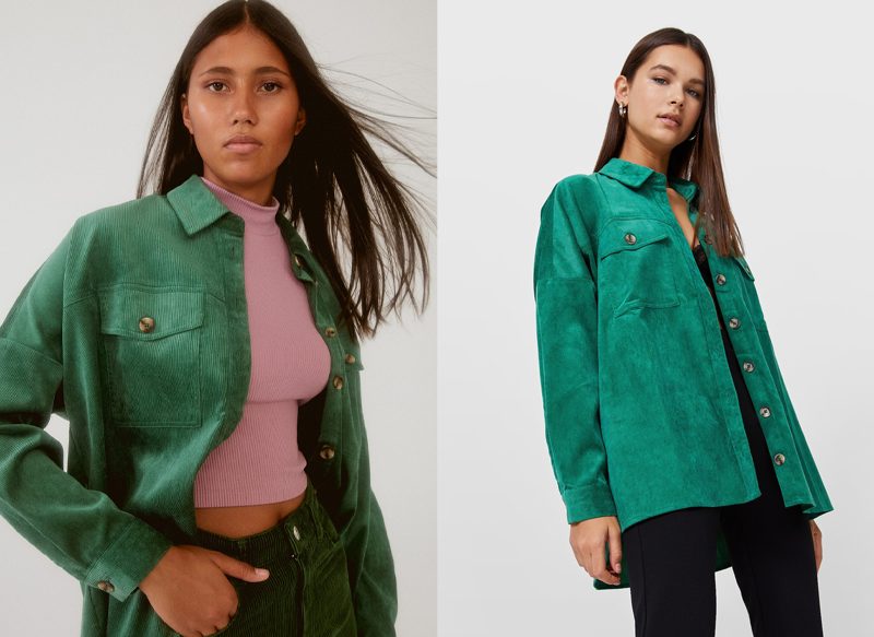 SOBRECAMISA PANA CARGO DE STRADIVARIUS