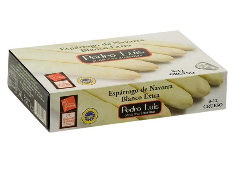 4. ESPÁRRAGO DE NAVARRA BLANCO EXTRA PEDRO LUIS 8/12 GRUESO