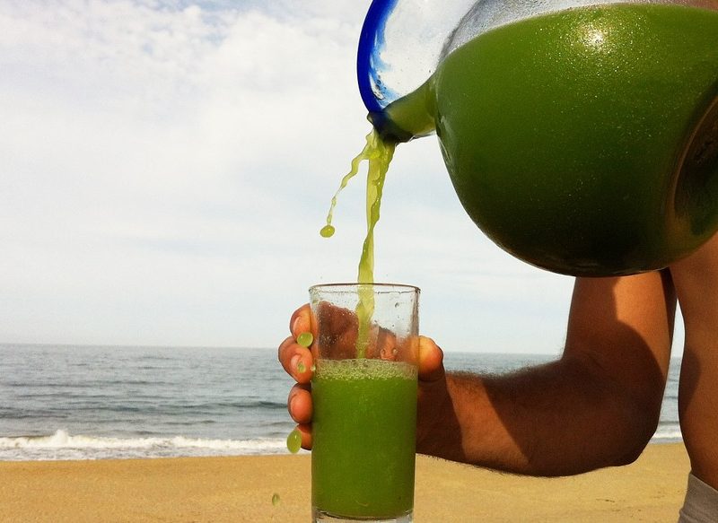 ZUMO DE KIWI Y ESPINACAS
