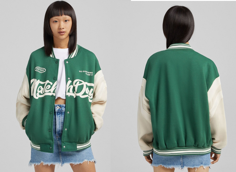 CAZADORA CON ALGODÓN VARSITY