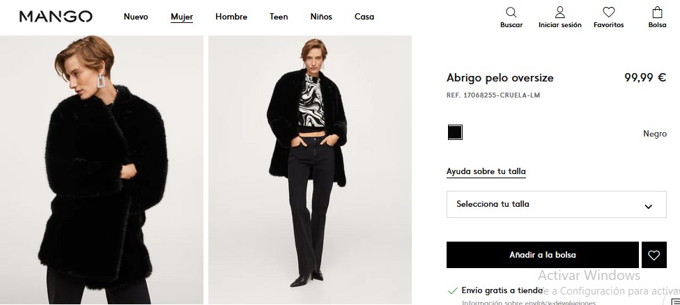 Mango, es una de las tiendas que siempre ha ofrecido grandes ofertas en sus productos. Inclusive, de ofrecer grandes productos de calidad tiende a ofrecer grandes ofertas, por lo que siempre se ha convertido en una de las preferidas de las mujeres. Siendo una de las razones por lo que, esta vez hemos seleccionado las mejores prendas que podrán encontrar en esta tienda. Abrigo pelo oversize- Mango Este hermoso abrigo cuenta con un increíble tejido de pelo, además su diseño es oversize por lo que no tiene cierre. Inclusive, es elaborado con unas mangas largas y unos bolsillos laterales para dar ese toque que todas desean. En toda su parte interior cuenta con un forro, por lo que ofrece una gran comodidad en todo momento. Entonces, si desean comprar este hermoso abrigo solo deben entrar a Mango por un increíble precio de 99,99 €. Vestido estampado marmoleado Es un increíble vestido que cuenta con un tejido de punto fino, además su diseño es corto y evasé. Para darle un estilo más moderno cuenta con un estampado marmoleado en todo su fondo. Además, el cuello es completamente Perkins y posee mangas largas, por lo que se ha convertido en unos de los preferidos en esta temporada de otoño. Para que puedan comprar este increíble vestido solo deben entrar Mango por un precio de 39,99 €. Leggings abertura bajo Estos leggins pertenecen a la colección committed, además cuenta con un tejido elástico. Posee un hermoso diseño entallado y recto, y cuenta con tiros medios, cierre de cremallera y gancho. Por lo que, es perfecto de usar en cualquier momento del día. Inclusive, cuenta con una increíble abertura en la parte de abajo para darle un toque más sexi. Entonces, si desean comprar este vestido solo deben entrar a Mango por un precio de 29,99 €. Jersey estampado marmoleado Es uno de los jerseys preferidos de las mujeres en esta temporada, dado que cuenta con un increíble estilo moderno. Además, cuenta con un tejido de punto fino y su diseño es completamente estampado. Inclusive, para darle un toque más moderno cuenta con un estampado marmoleado y un cuello Perkins. Está elaborado con mangas largas y terminaciones de canalé, entonces para que lo puedan comprar solo deben entrar a Mango por 29,99 €. Chaleco punto fino- Mango Este hermoso chaleco es otra de las prendas preferidas de las mujeres cuando entran a la plataforma. Dado que cuenta con un tejido de punto fino, inclusive su diseño es completamente recto. Además, la elaboración de su cuello es perkins y es sin mangas, por lo que es super cómodo de usar en cualquier ocasión del día. Entonces, si desean comprar este increíble chaleco punto fino solo deben entrar a Mango por un increíble precio de 29,99 €. Vestido midi fluido Es otro de los vestidos en esta temporada más solicitados, dado que cuenta con un tejido de viscosa y ligero. Inclusive, cuenta con un diseño completamente recto y bajo acampanado, hasta su cuello es de pico. Además, es elaborado sin mangas y tirantes finos, por lo que se convierte en otra de las prendas preferidas de las mujeres, dado que se puede usar en cualquier ocasión. Entonces, para comprar este vestido solo deben entrar a Mango por un precio de 39,99 €. Camiseta manga larga canalé Esta camiseta está elaborada completamente en tejido con algodón, por lo que ofrece una comodidad en todo momento. Siendo otra de las más solicitadas en estas ofertas que tiende a ofrecer Mango. Inclusive, su diseño es de canalé, crop y recto; su cuello es halter y es de manga larga. Entonces, si deseas comprar esta hermosa camiseta solo debes entrar a Mango a un precio accesible de 19,99 €. Pantalón wideleg aberturas Son pantalones pertenecen a la colección committed, además cuenta con un tejido mezcla de poliéster reciclado. Posee un hermoso diseño estampado, liso y largo, y cuenta con tiros altos, diseño acampanado. Por lo que, es perfecto de usar en cualquier momento del día. Inclusive, cuenta con una increíble abertura en la parte de abajo para darle un toque más sexi y su cintura es elástica. Entonces, si desean comprar este vestido solo deben entrar a Mango por un precio de 29,99 €. Mono largo denim- Mango Es un mono que cuenta con un tejido mezcla algodón y lyocell, además es del estilo denim. Inclusive, es elaborado en un diseño recto y largo, cuello camisero y mangas largas con puños abotonados. Posee dos bolsillos en la parte delantera, por lo que le da un toque elegante, aparte de los bolsillos de parche en la parte posterior. Cuenta con un cierre de cremallera en toda la parte delantera, para comprarlo solo deben entrar a Mango por un precio de 49,99 €. Camisa larga fluida En esta ocasión, esta hermosa camisa cuenta con un tejido fluido, diseño largo y recto. Por lo que, se convierte en unas de las más vendidas de la tienda, dado que cuenta con un cuello clásico. Además, cuenta con mangas largas con puños abotonados y una costura del hombro caída. Cuenta con unos botones en la parte delantera, para darle ese toque que todas desean. Entonces, si la desean comprar solo deben entrar a Mango por un precio de 29,99 €.