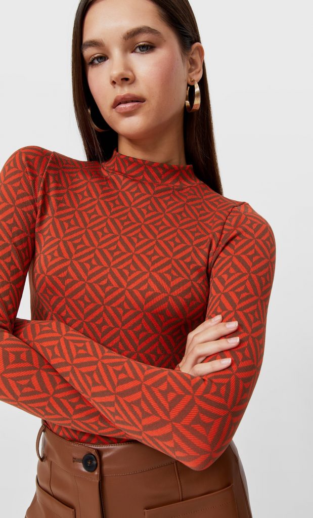 Camiseta Jacquard retro