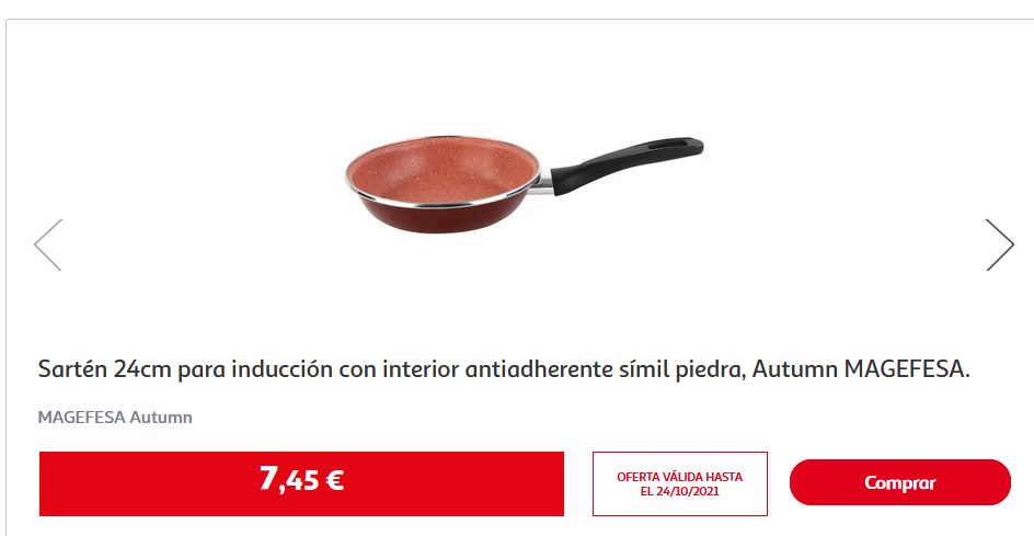 Sartén 24cm para inducción