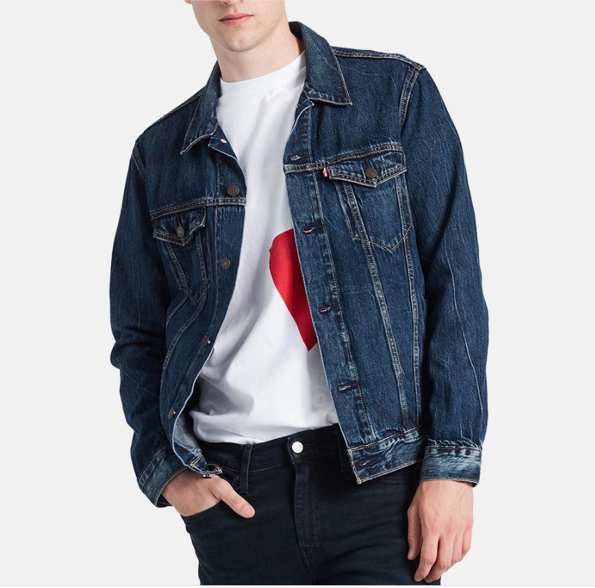 cazadora levis azul