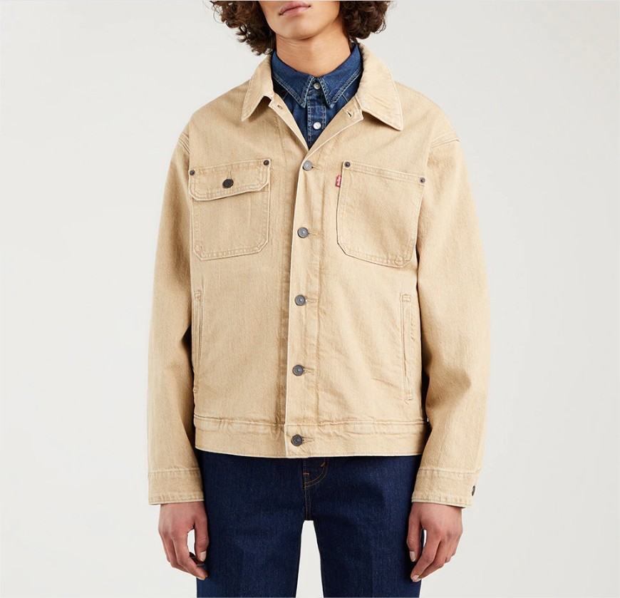 cazadora levis camel el corte ingles