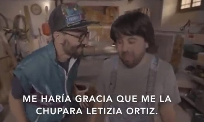 Jair Domínguez y Lluís Jutglar en el sketch sobre la Reina