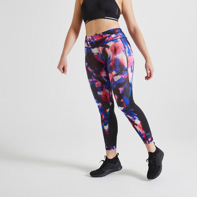 leggings azul rosa decathlon