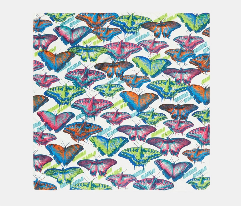 pañuelo estampado mariposas multicolor bimba y lola