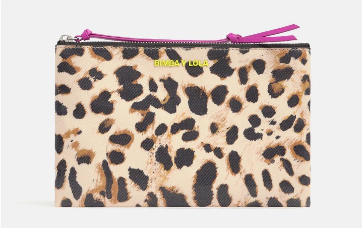 pouch animal print el corte ingles bimba y lola