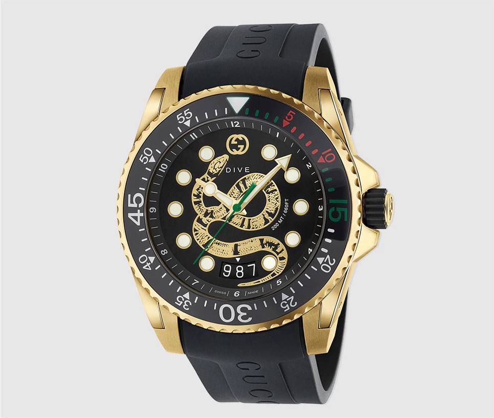 reloj hombre gucci dive