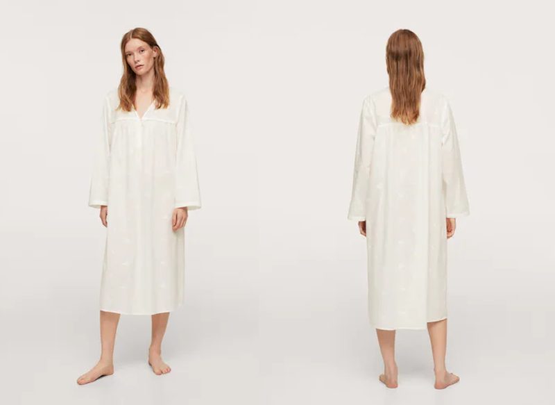CAMISÓN 100% ALGODÓN DE MANGO