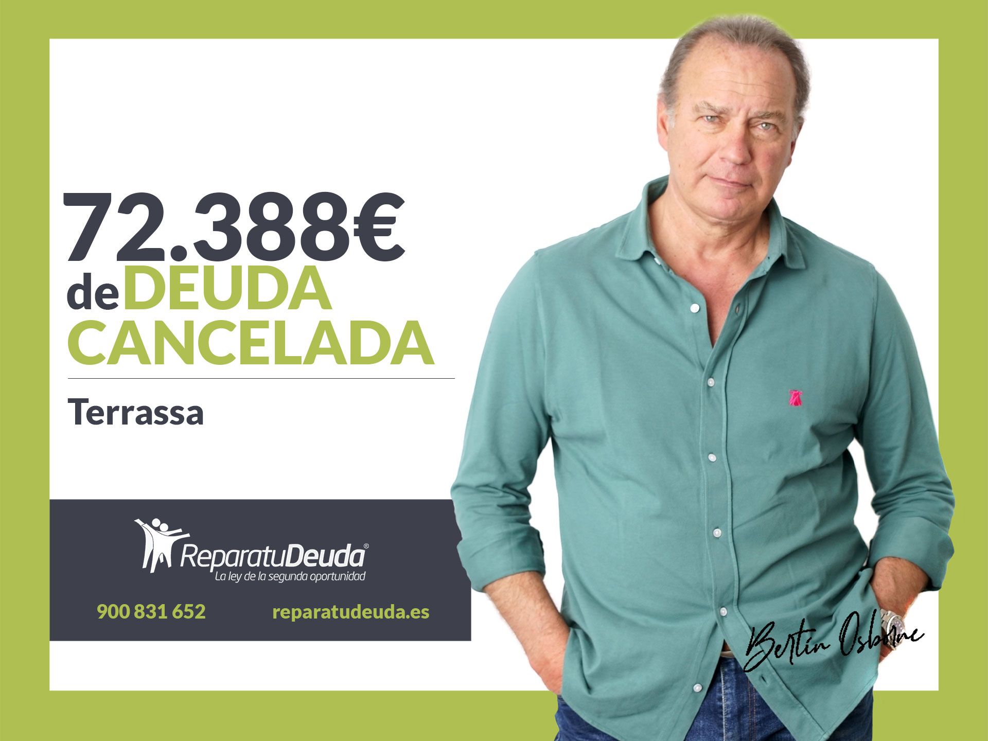 Repara tu Deuda Abogados cancela 72.388 ? en Terrassa (Barcelona) con la Ley de Segunda Oportunidad
