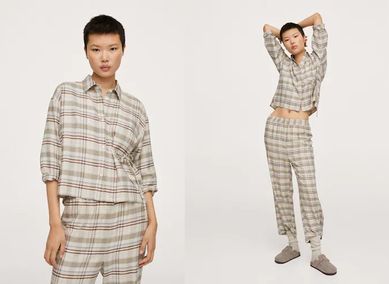 PIJAMA ESTAMPADO DE MANGO