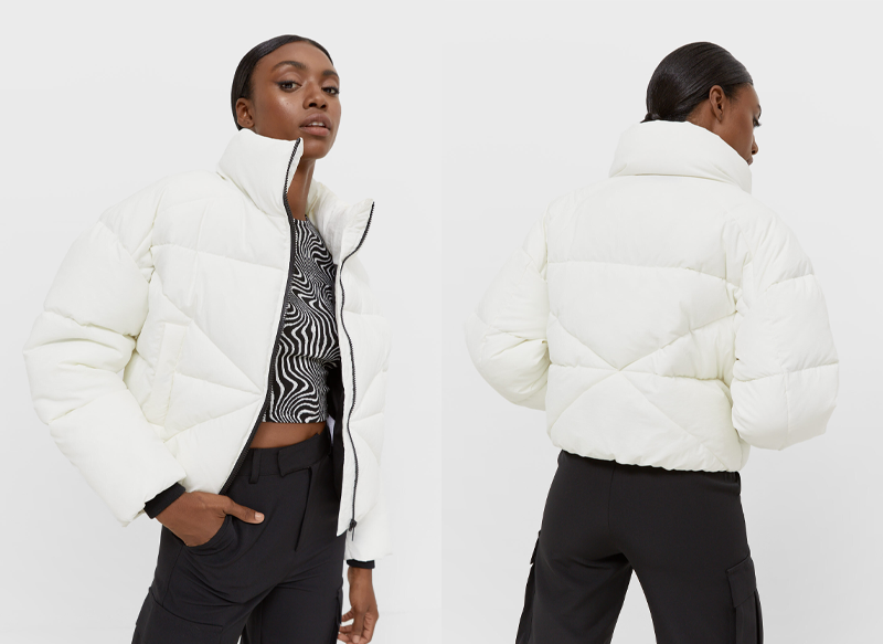 PUFFA CROP DE STRADIVARIUS
