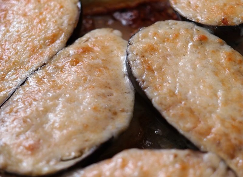 PASOS FINALES DE LA RECETA DE BERENJENAS RELLENAS DE BACALAO