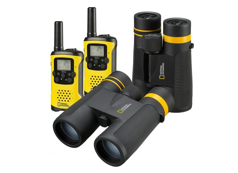 PACK PRISMÁTICOS 8X42 + WALKIE TALKIES NATIONAL GEOGRAPHIC