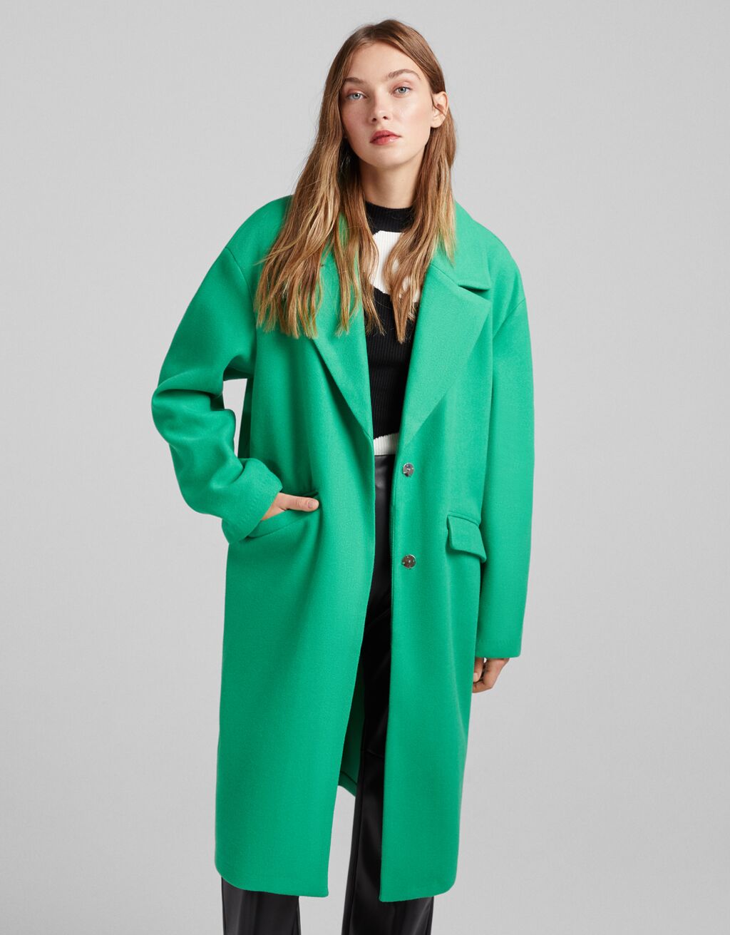 abrigo verde